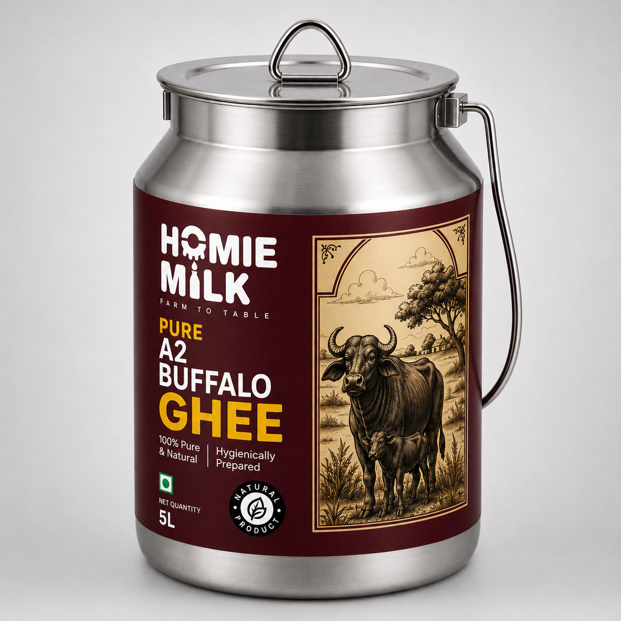 Pure Buffalo Ghee - 5L