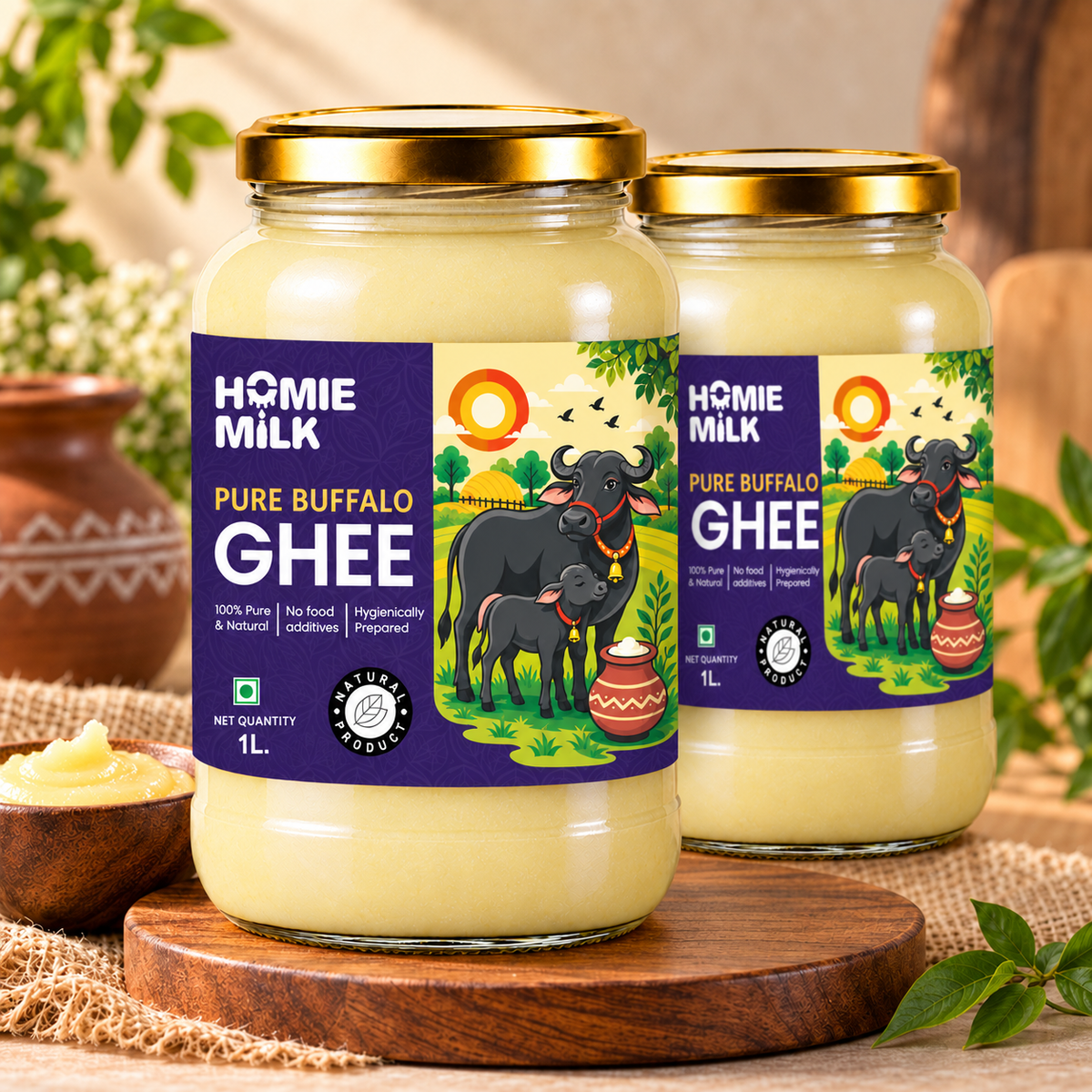 Pure Buffalo Ghee - 2L